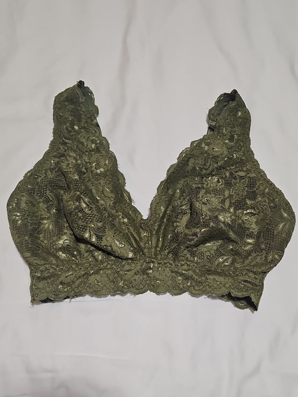 Cosabella Aloe Ultra Curvy Plungie Longline Lace Bralette